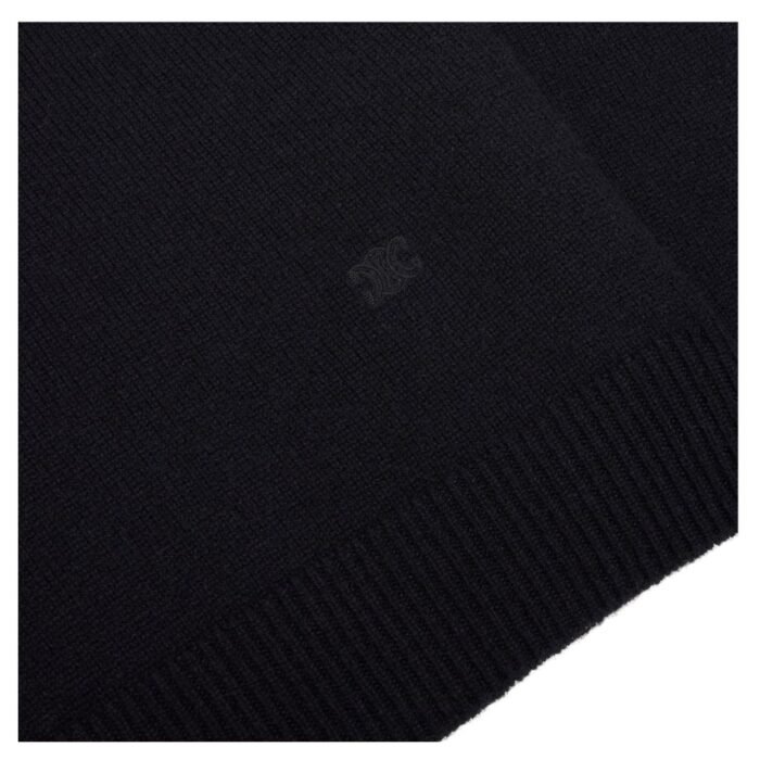 CELINE TRIOMPHE V-NECK SWEATER IN HERITAGE CASHMERE