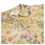 CELINE LONG SHIRT DRESS IN SILK CREPON