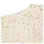 CELINE MINI DRESS IN POINTELLE COTTON