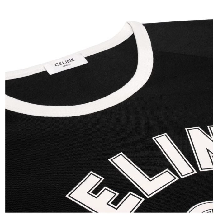 CELINE PARIS T SHIRT IN COTTON JERSEY