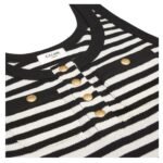 CELINE MARINIÈRE TANK TOP IN RIBBED COTTON JERSEY