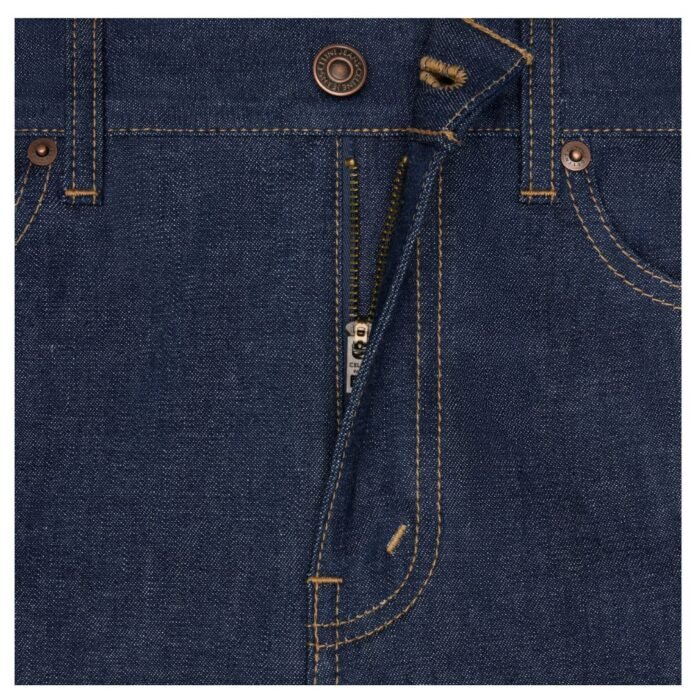CELINE KITTY JEANS IN RAW WASH DENIM