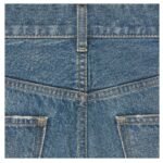 CELINE DYLAN FLARED JEANS WITH SIGNATURE IN UNION WASH DENIM