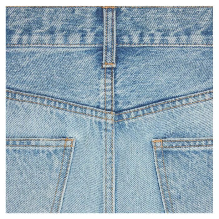 CELINE TESS JEANS IN BLUE ECLIPSE WASH DENIM