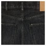 CELINE KITTY JEANS IN BLACK ICE RINSE WASH DENIM