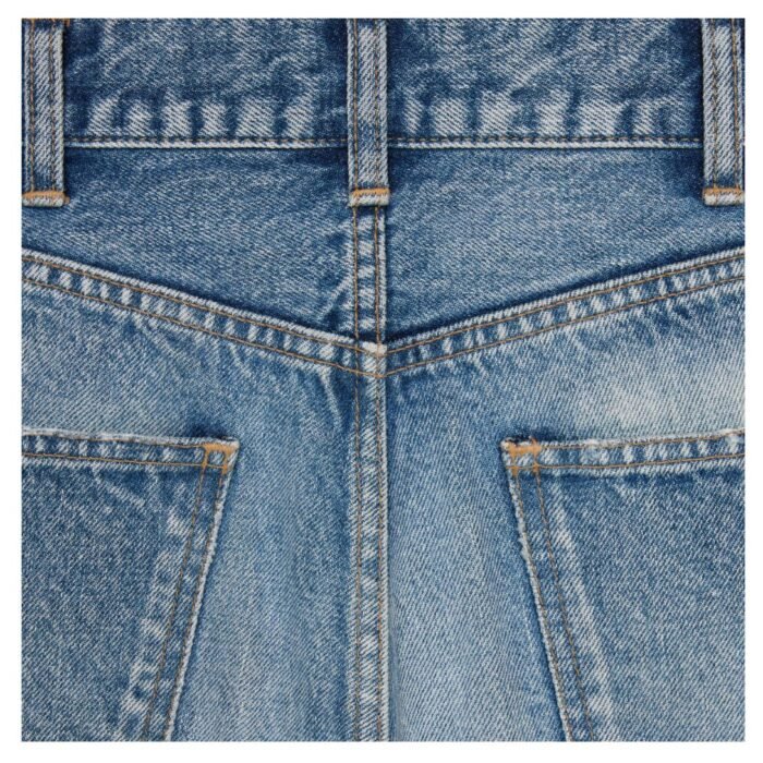 CELINE DYLAN FLARED JEANS IN UNION WASH DENIM