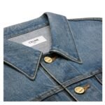 CELINE OVERSIZED TRUCKER JACKET IN UNION WASH DENIM