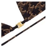 CELINE TRIANGLE TOP IN MONOGRAM MATTE JERSEY