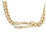 CELINE SYSTEME NECKLACE IN YELLOW GOLD AND DIAMONDS