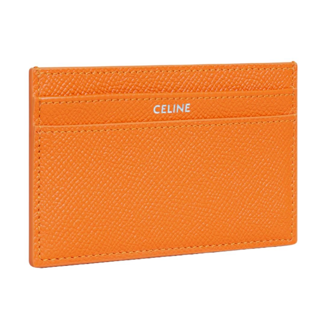 3 CELINE MEDIUM CARD HOLDER IN GRAINED CALFSKIN
