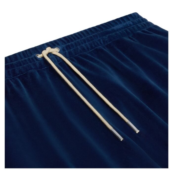 CELINE TRACKSUIT PANTS IN VELVET JERSEY NAVY-ECRU