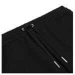 CELINE TRIOMPHE LOOSE TRACK PANTS IN COTTON AND CASHMERE BLACK-WHITE