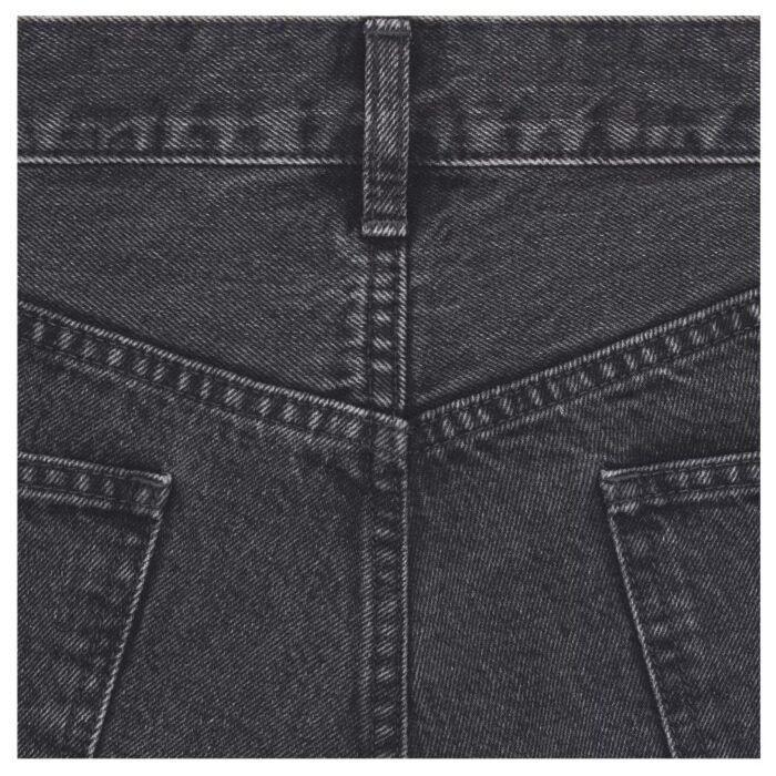 CELINE WESLEY JEANS IN CHARCOAL WASH DENIM