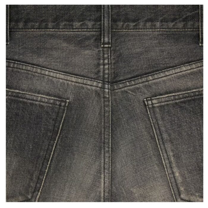 CELINE WESLEY JEANS IN BLACK PARADISO WASH DENIM