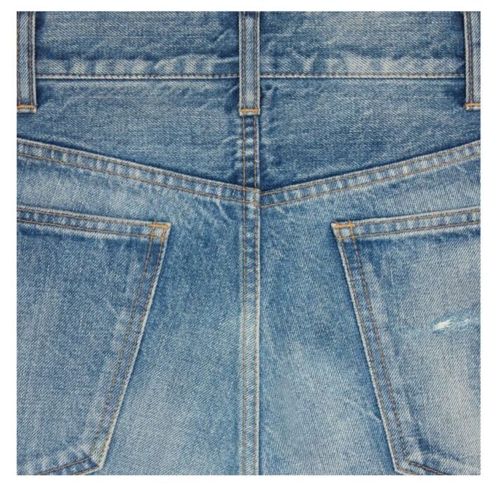 CELINE KURT JEANS IN MORNING LIGHT WASH DENIM