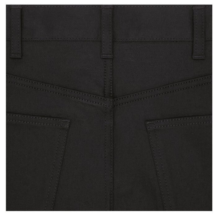CELINE SKINNY JEANS IN VINTAGE PURE BLACK DENIM