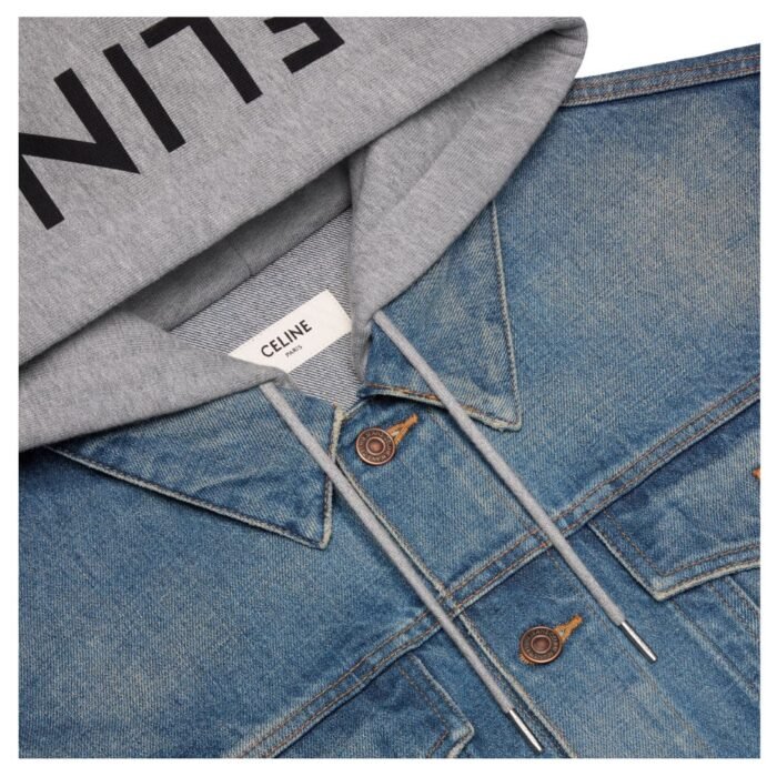 CELINE TRUCKER JACKET IN UNION WASH DENIM