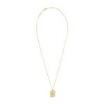CELINE TRIOMPHE NIGHTFALL NECKLACE IN STRASS AND BRASS WITH GOLD FINISH