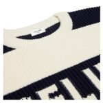 CELINE OVERSIZED SWEATER IN STRIPED COTTON