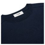 CELINE TRIOMPHE CREW NECK SWEATER IN WOOL NAVY