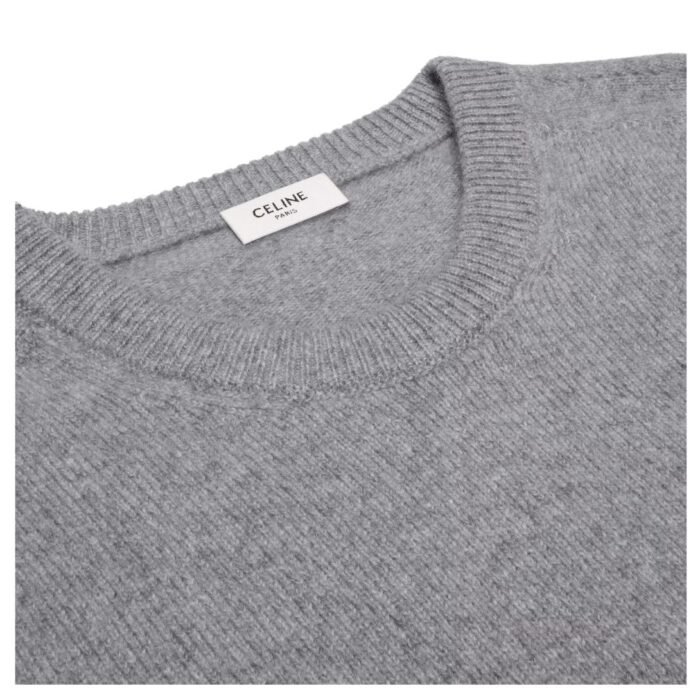 CELINE TRIOMPHE CREW NECK SWEATER IN CASHMERE