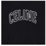 CELINE HOODED SWEATER IN RIBBED WOOL