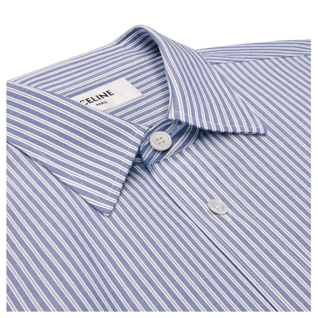 3 CELINE LOOSE SHIRT IN STRIPED COTTON