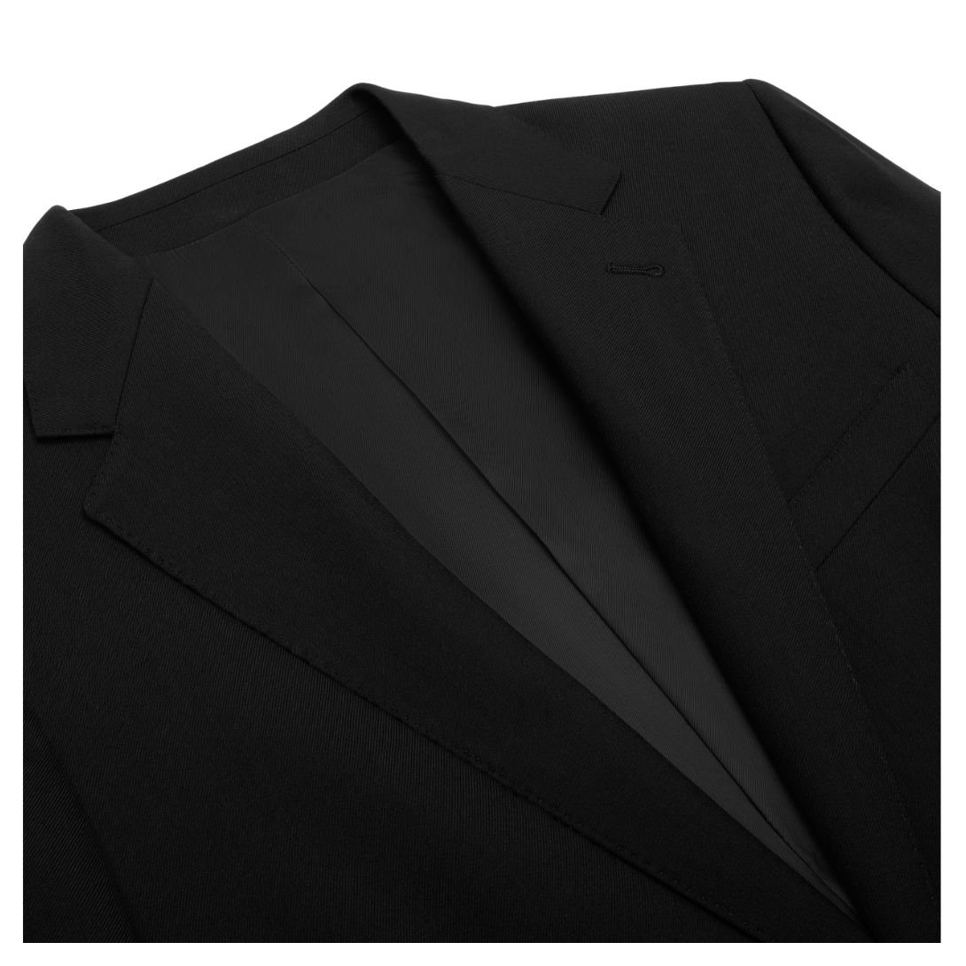 3 CELINE CLASSIC JACKET IN WOOL GABARDINE BLACK