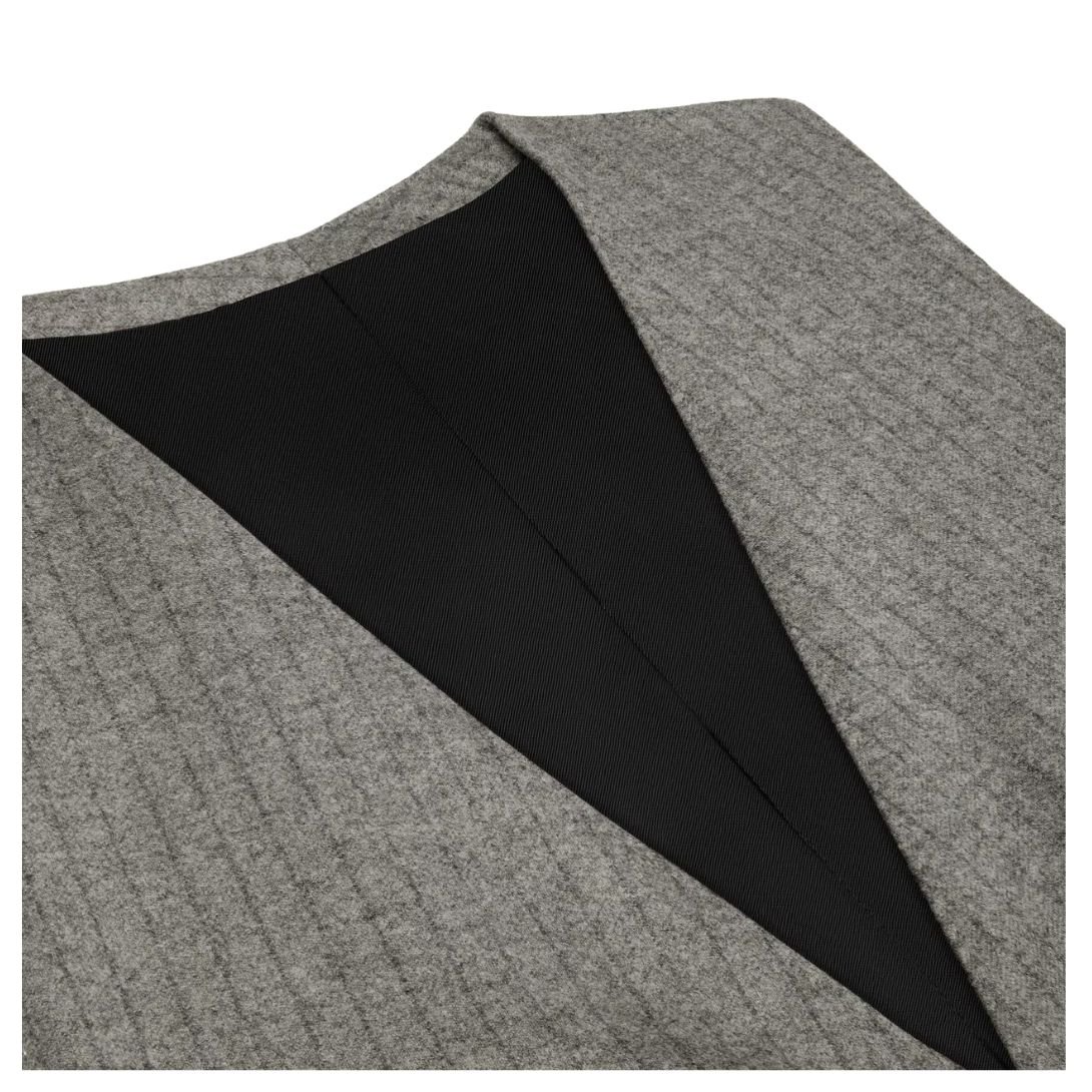 3 CELINE VEST IN STRIPED FLANNEL