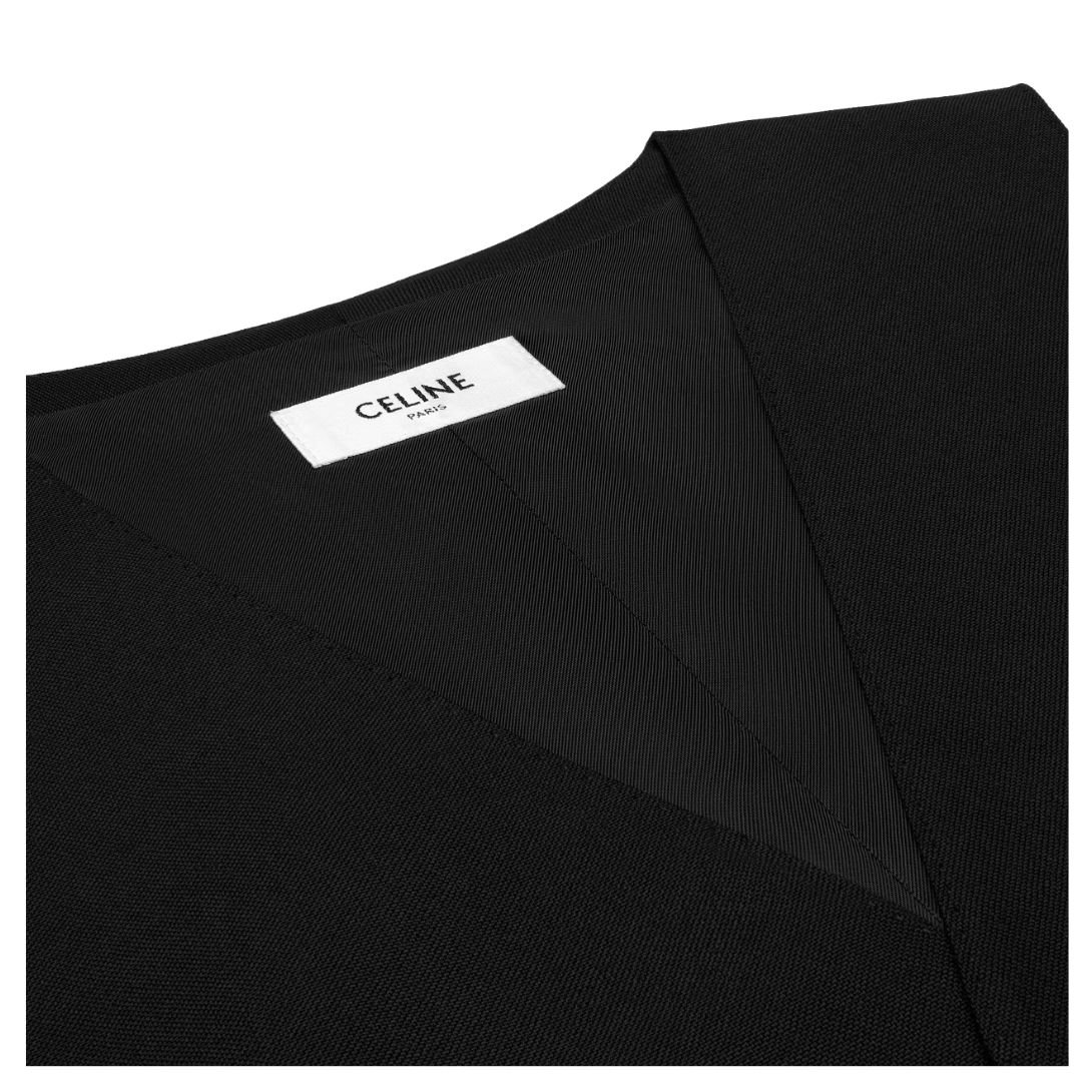 3 CELINE VEST IN WOOL AND MOHAIR