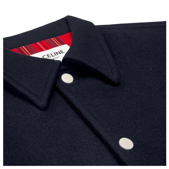 CELINE COACH JACKET IN DOUBLE FACE WOOL