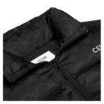 CELINE DOWN JACKET IN TRIOMPHE NYLON JACQUARD