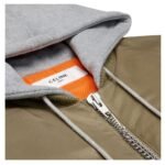 CELINE HOODED BOMBER JACKET IN NYLON TWILL