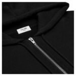 CELINE ZIPPED HOODIE IN COTTON FLEECE