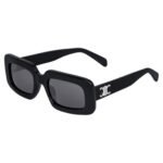 CELINE TRIOMPHE SKATE 02 SUNGLASSES IN ACETATE BLACK