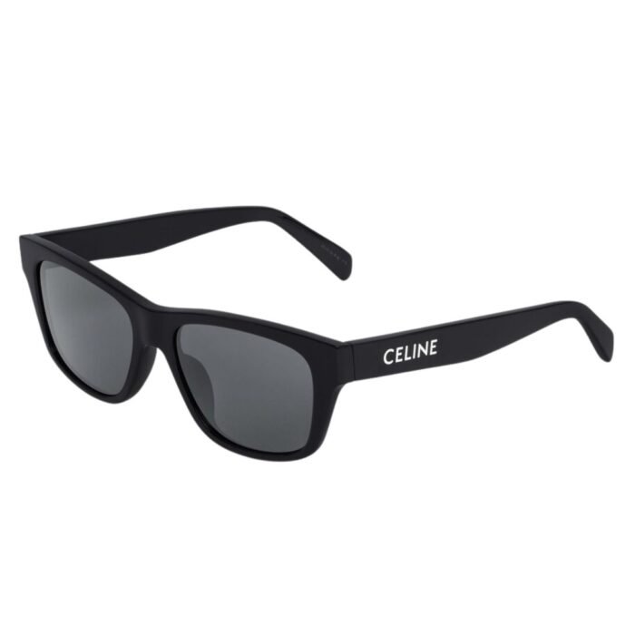 CELINE MONOCHROMS 05 SUNGLASSES IN ACETATE BLACK