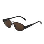 CELINE TRIOMPHE METAL 03 SUNGLASSES IN METAL BLACK-BROWN