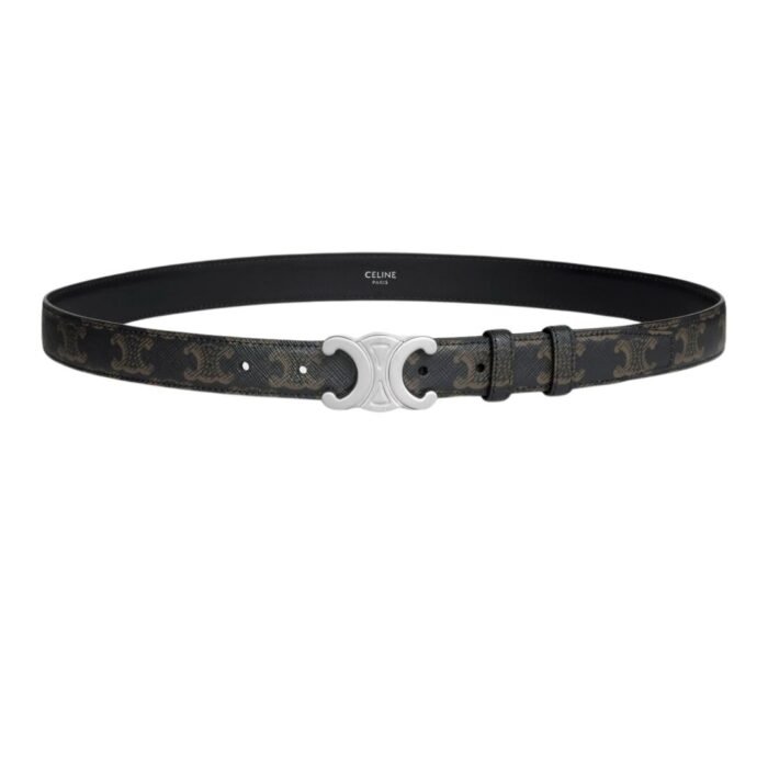 CELINE MEDIUM TRIOMPHE BELT IN TRIOMPHE CANVAS