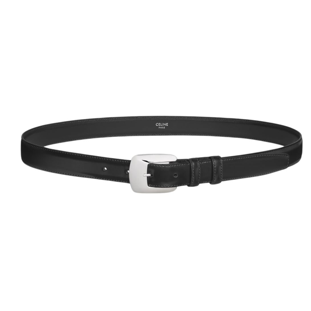 3 CELINE BC 14 25MM BELT IN TAURILLON LEATHER