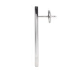 CELINE SENTIMENTAL STRAIGHT EARRING IN WHITE GOLD AND DIAMOND