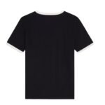 CELINE PARIS T SHIRT IN COTTON JERSEY BLACK-WHITE