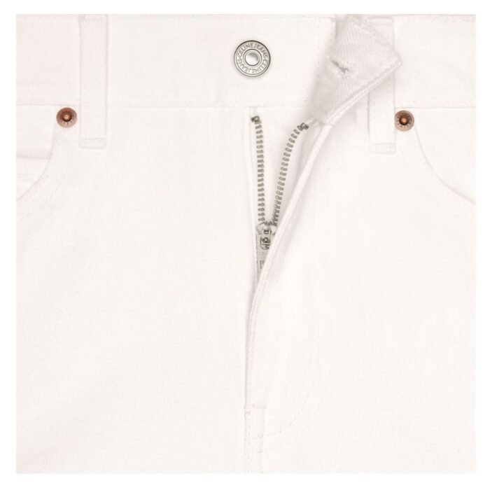 CELINE KITTY JEANS IN OPTIC WHITE WASH DENIM