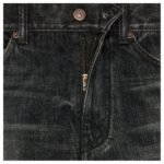 CELINE KITTY JEANS IN BLACK ICE RINSE WASH DENIM