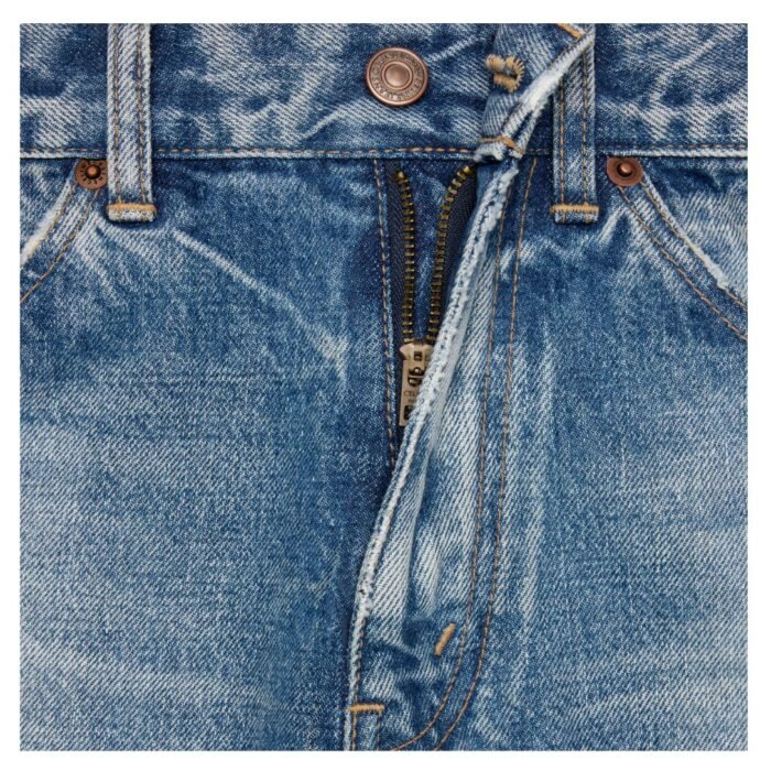 CELINE DYLAN FLARED JEANS IN UNION WASH DENIM