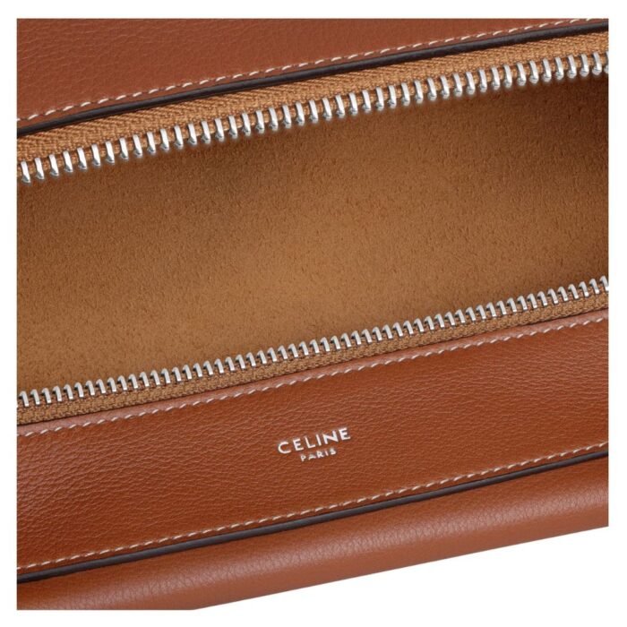 CELINE LARGE STRAP ROMY IN SUPPLE GRAINED CALFSKIN TAN