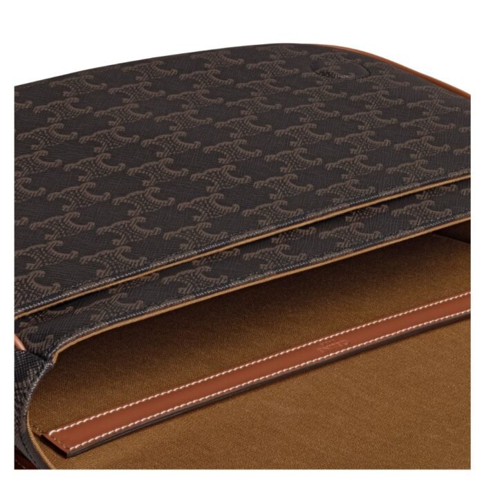 CELINE MESSENGER FOLCO IN TRIOMPHE CANVAS WITH CELINE PRINT