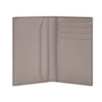 CELINE VERTICAL CARD HOLDER IN CALFSKIN WITH TRIOMPHE EMBOSSED PEBBLE