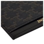 CELINE CARD HOLDER IN TRIOMPHE CANVAS AND CALFSKIN