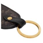 CELINE KEY HOLDER IN TRIOMPHE CANVAS AND CALFSKIN