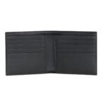 CELINE BI FOLD WALLET IN GRAINED CALFSKIN BLACK